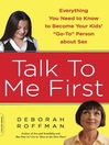 Cover image for Talk to Me First